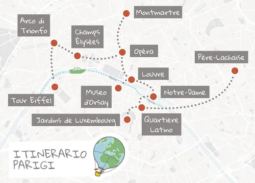 Mappa Parigi